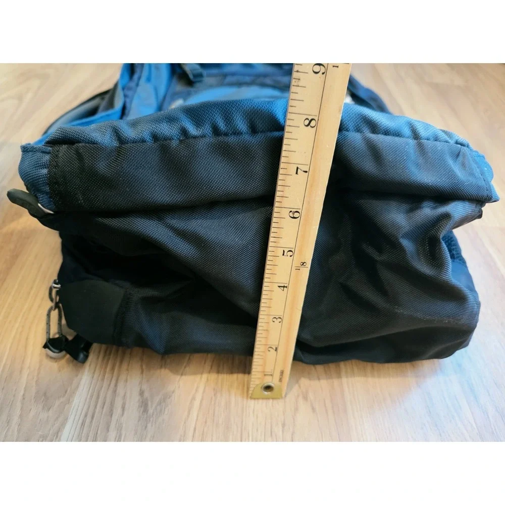 Vintage REI Hiking Backpack Padded Waist Support Expandable Blue Multi Pocket